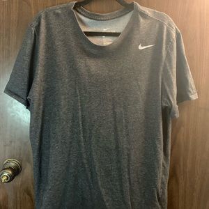 Mens Nike Dri-Fit T-Shirt Charcoal Gray Size Large